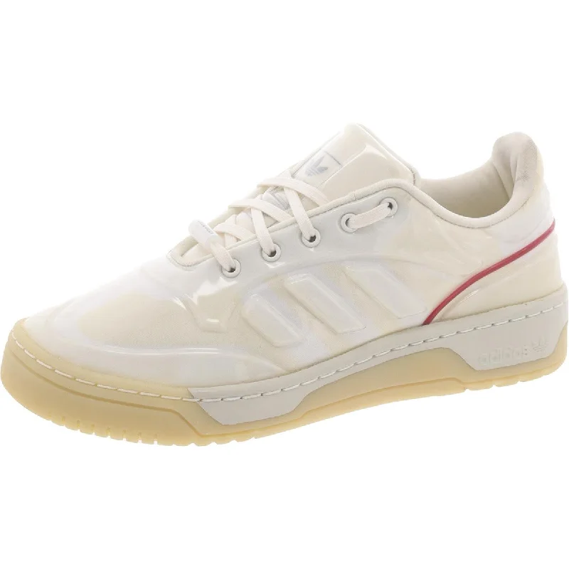 Athletic shoes with stable footbeds -Adidas Mens Lace-Up Mid-Sole Casual And Fashion Sneakers