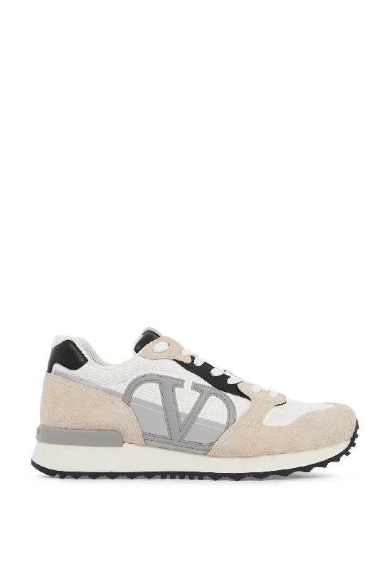 Athletic shoes for runners with blisters -VALENTINO GARAVANI Elite Pace Low-Top Sneakers