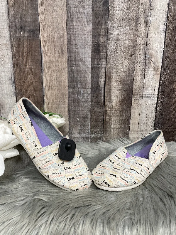 chic flats for every season-Shoes Flats By Toms In Multi-colored, Size: 8