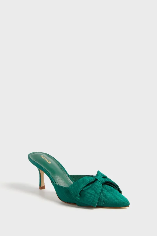 High heels with supportive footbeds -high heels with creative design-Emerald Elle Pumps