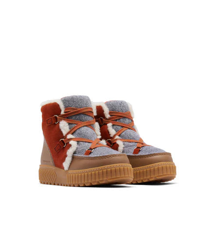 Rugged boots for jungle treks-Sorel Ona Ave Alpine Waterproof Boot Velvet Tan Sanguine Women's