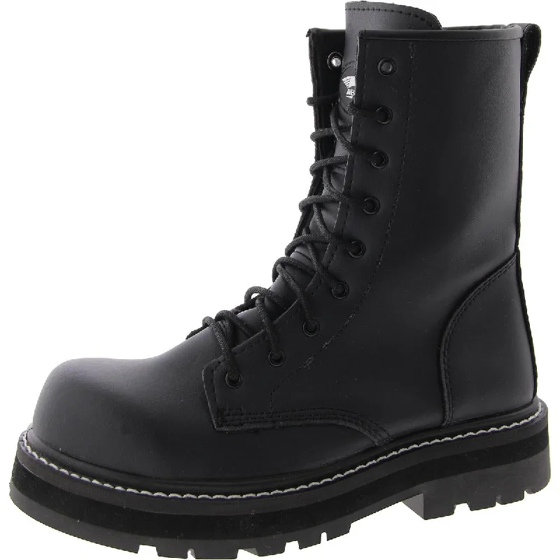 Best boots for wet winters-Avenger Womens Lace Up Platform Combat & Lace-Up Boots