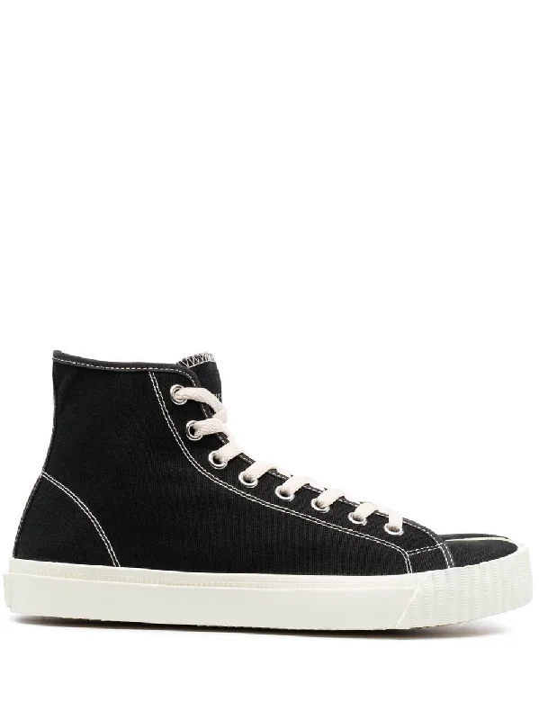 Athletic shoes with cushioning for joint pain -MAISON MARGIELA High-Top Split-Toe Canvas Sneakers