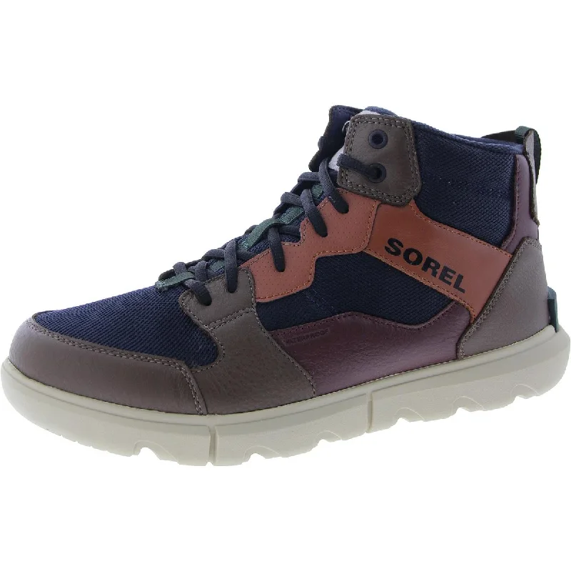 Athletic shoes with reflective midsoles -Sorel Mens EXPLORER NEXT Round toe Lace Up Casual And Fashion Sneakers