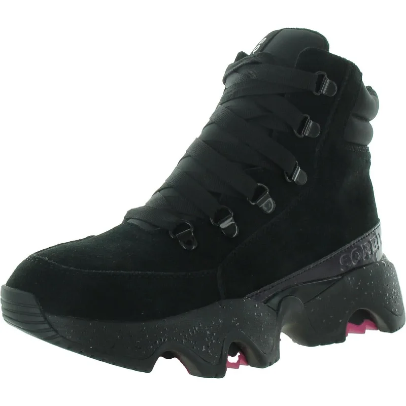 Best boots for wet roads-Sorel Womens Kinetic Impact Leather Waterproof Hiking Boots