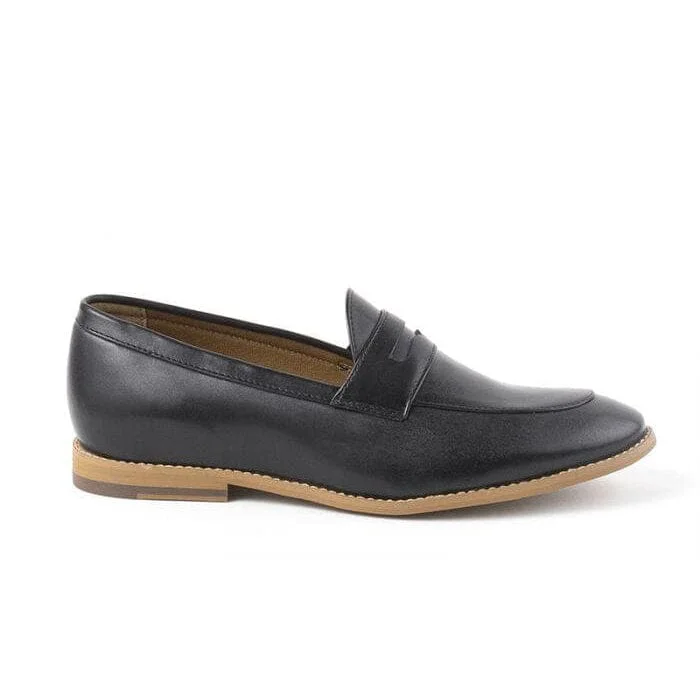 Loafers for slow days -'Irene' Women's Vegan Loafers By Ahimsa - black