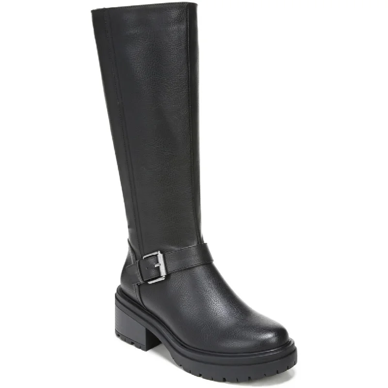 Stylish chelsea boots for women-Naturalizer Womens Adler Faux Leather Tall Knee-High Boots