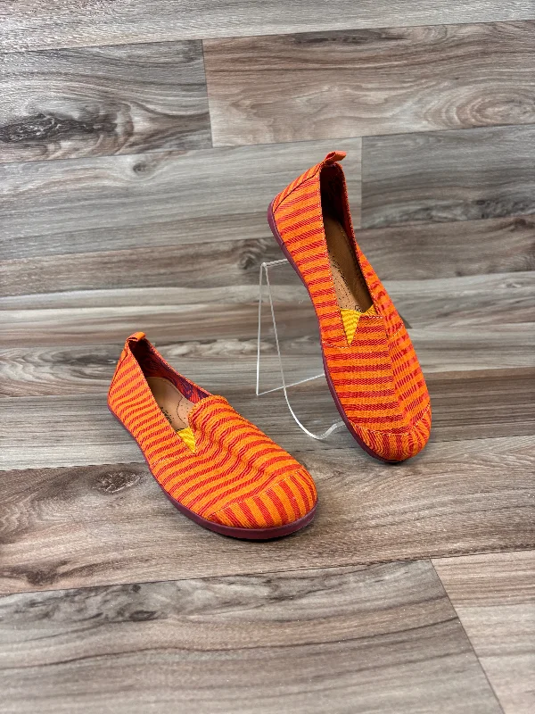 flats for any occasion-Shoes Flats By Clothes Mentor In Orange, Size: 6.5