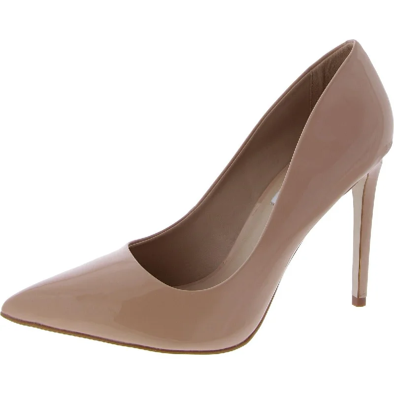 High heels with elegant night strolls -high heels with jeweled embellishments-Eloquent Womens Leather Pointed Toe Pumps