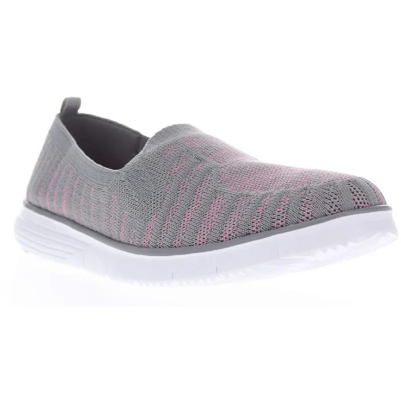 Athletic shoes with supportive outsoles -Propet Womens Travel Fit Comfort Slip-On Sneakers