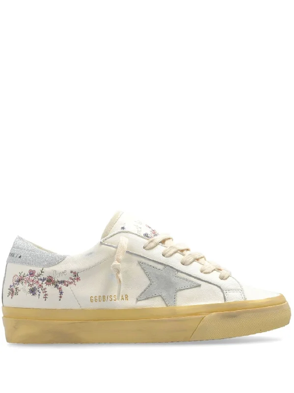 Athletic shoes for long-distance joggers -GOLDEN GOOSE Super Star High Foxing VCE Sole Trainers for Women