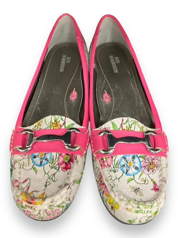 slip-on flats with trendy accents-Shoes Flats By Clothes Mentor In Multi-colored, Size: 9.5