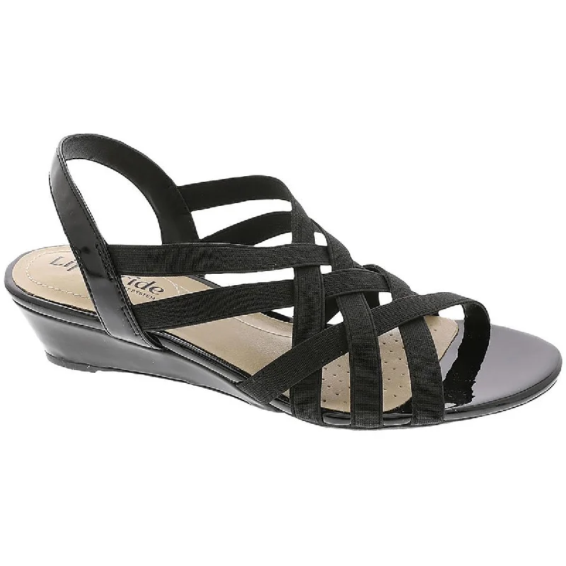 Trendy sandals for summer looks-LifeStride Womens Yung Patent Slingback Sandals