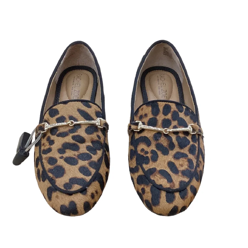 chic flats with comfortable sole-Shoes Flats By Rachel Zoe In Animal Print, Size: 7