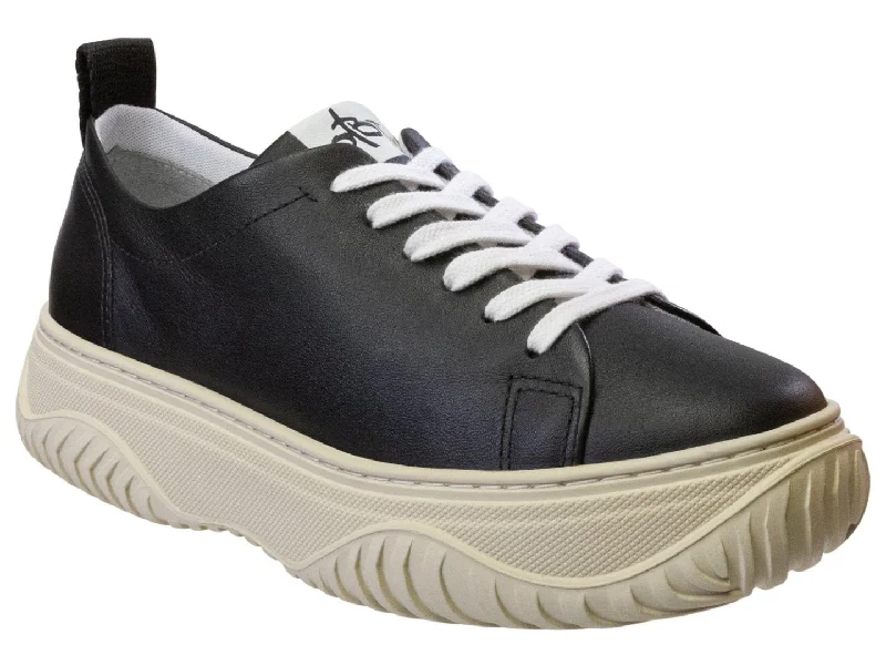 Athletic shoes for daily jogging routines -OTBT: PANGEA in BLACK Court Sneakers