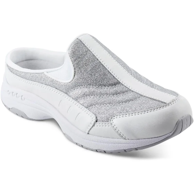 Athletic shoes with lightweight soles -Easy Spirit Womens Travel Time Comfort Insole Comfort Slip-On Sneakers