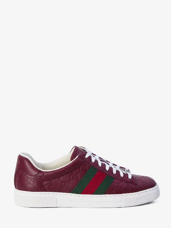 Athletic shoes with stylish patterns -GUCCI Ace Sneaker 3CM for Men