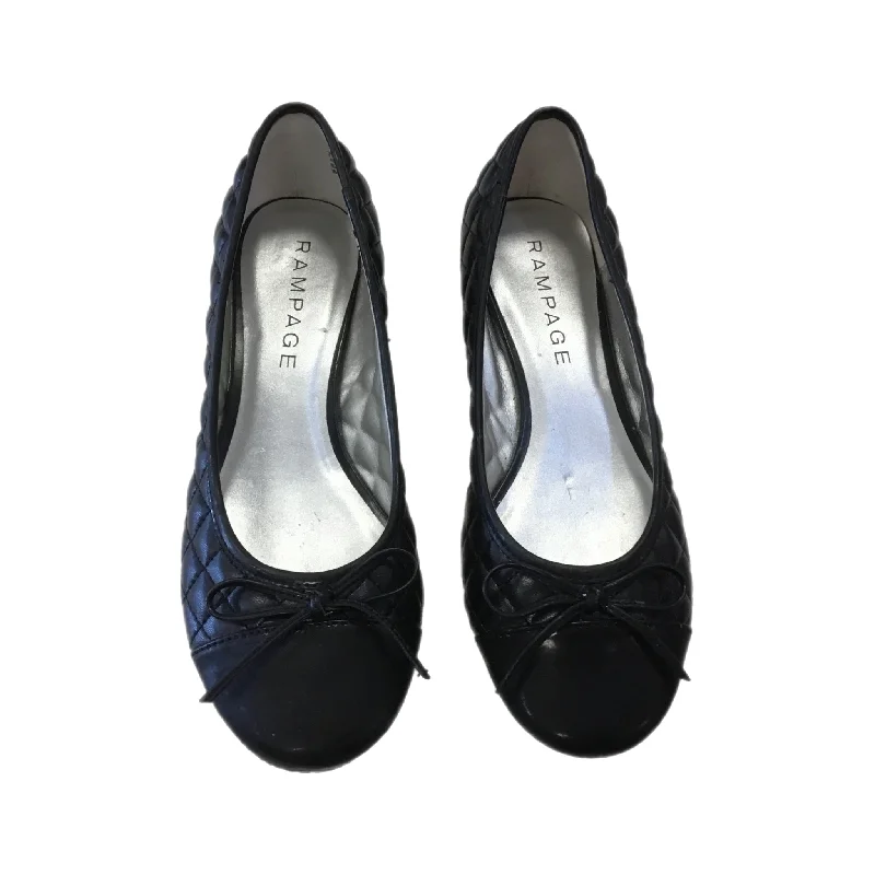 flats with simple design-Shoes Flats By Rampage In Black, Size: 7.5