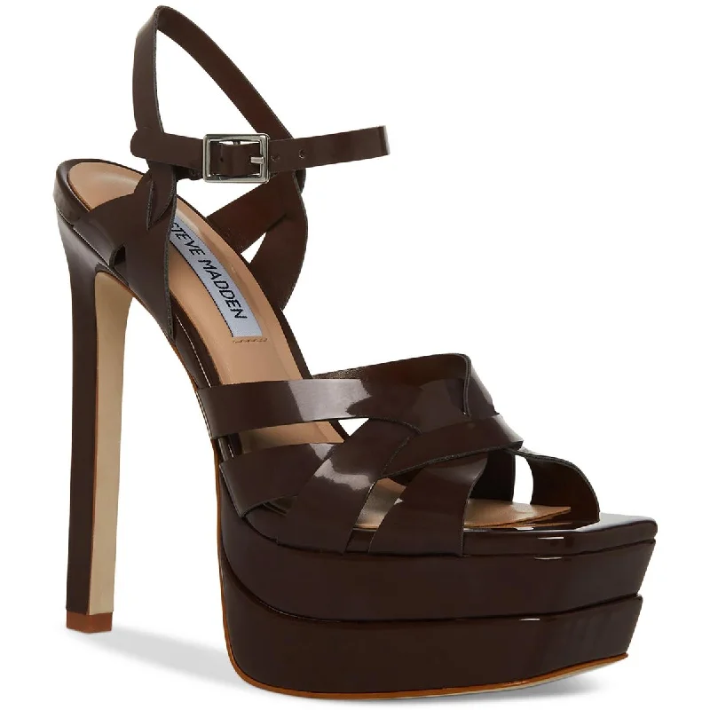 High heels for casual night dinners -high heels for summer-Steve Madden Womens Flirt Strappy Pumps