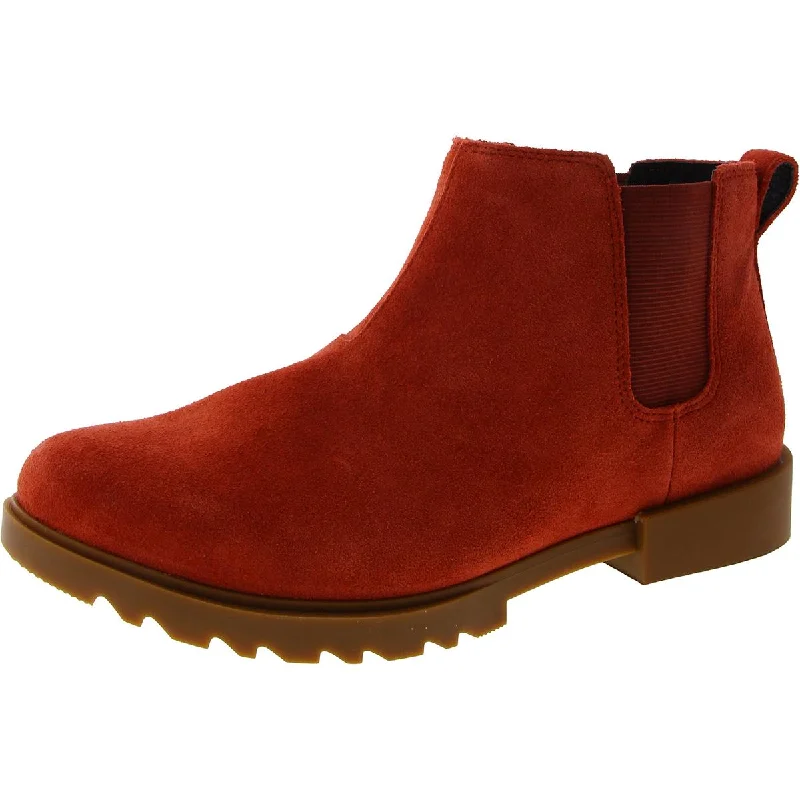 Premium cowboy boots for women-Sorel Womens Suede Ankle Chelsea Boots