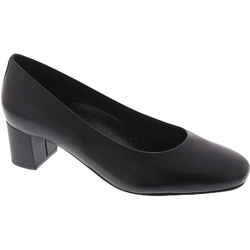 High heels for outdoor evening strolls -high heels for business meetings-Trotters Womens Daria Leather Slip-On Pumps