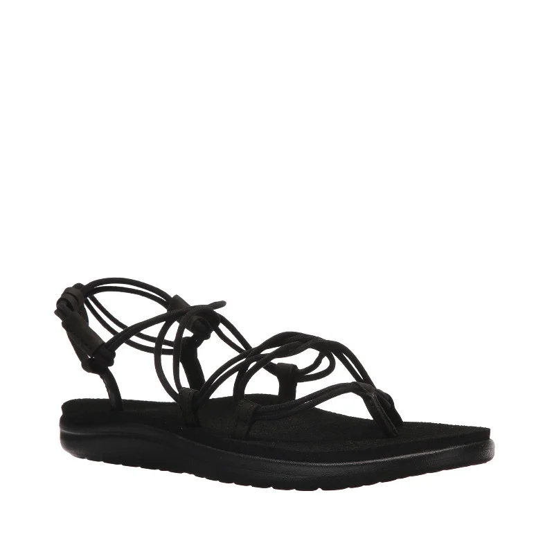 Affordable sandals for kids’ strolls-Women's Shoes Teva VOYA INFINITY Strappy Sandals 1019622 BLACK