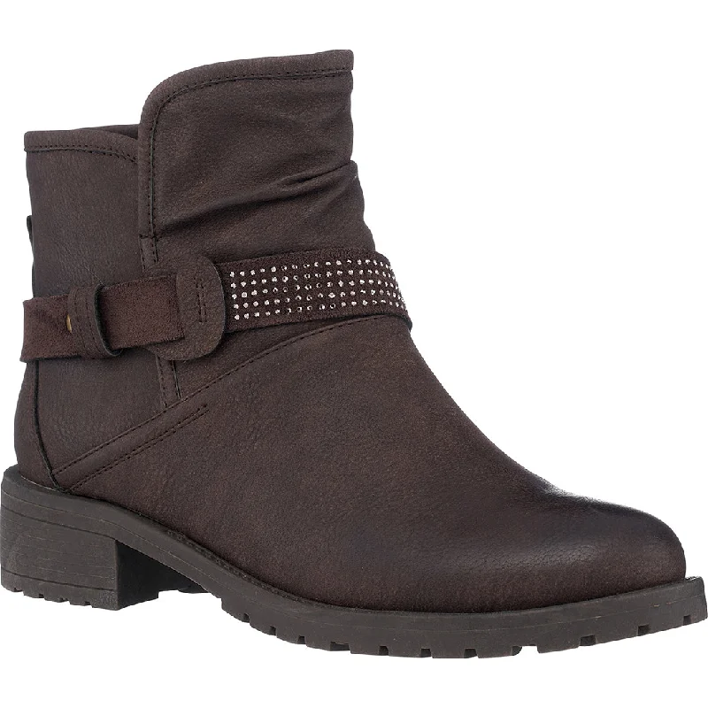 Stylish chelsea boots for fall-Moto Brown Ankle Bootie