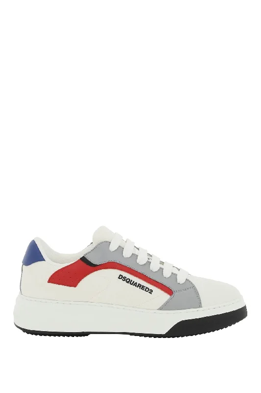 Athletic shoes for runners with knee relief -DSQUARED2 Lace-Up Low Top Sneakers for Men