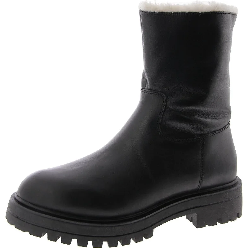 Best boots for plantar fasciitis-Steve Madden Womens Tedra Faux Fur Platform Mid-Calf Boots