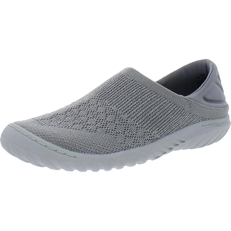 Best athletic shoes for gym workouts -JBU by Jambu Womens Amelia Metallic Knit Slip-On Sneakers