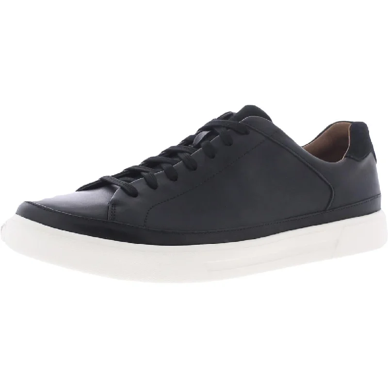 Athletic shoes with durable outsoles -Unstructured by Clarks Un Costa Tie Men's Leather Lace-Up Low Top Sneakers