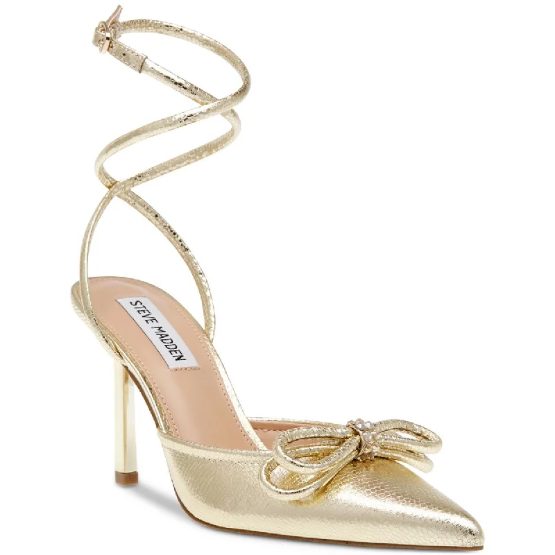 High heels with soft foam padding -comfortable high heels with platform-Steve Madden Womens Sherise Embellished Pumps