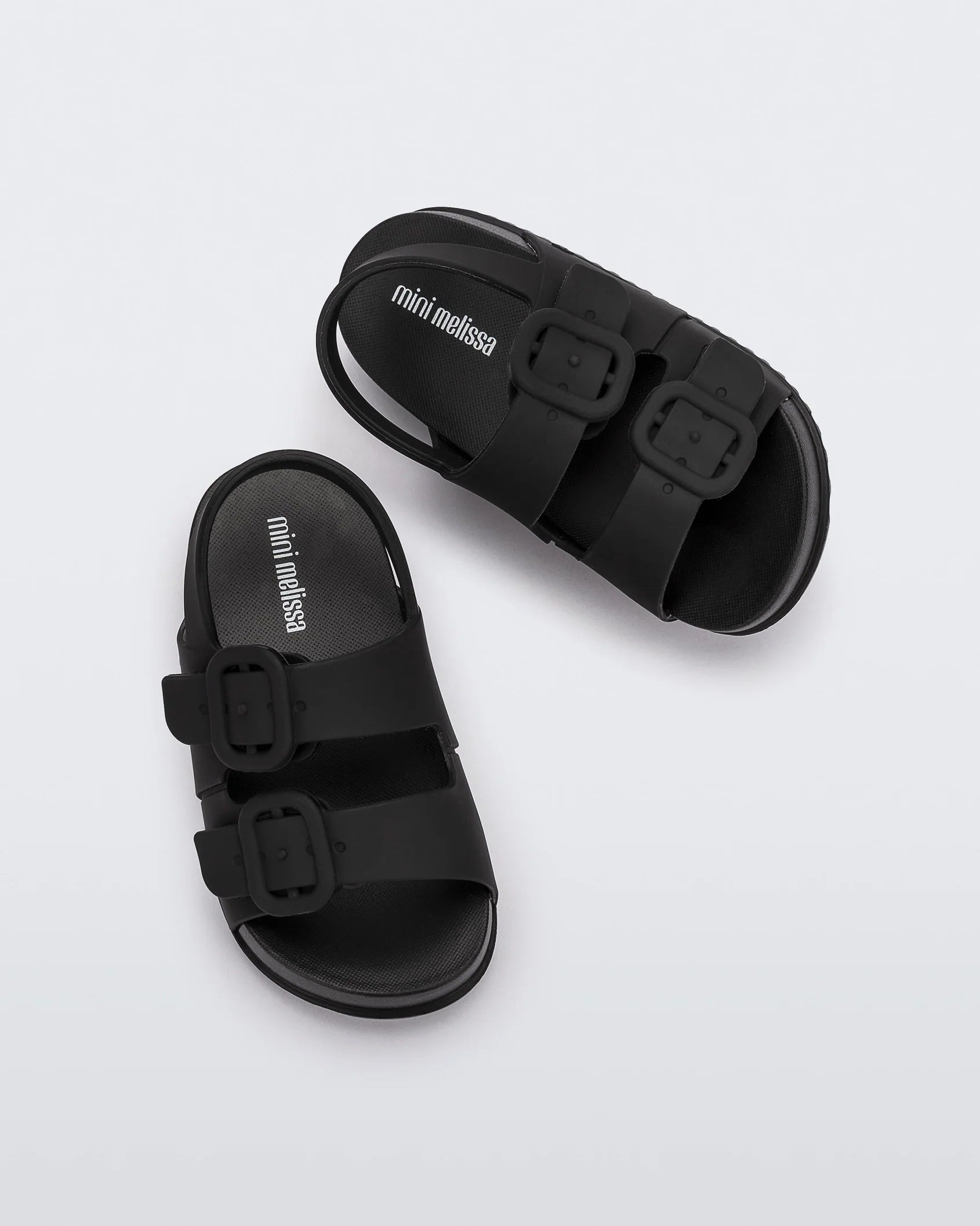 Non-slip sandals for rainy days-Matte Black Cozy Sandals