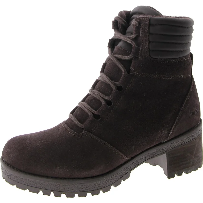 Jambu Womens DOUGLAS Round toe Lace up Combat & Lace-Up Boots