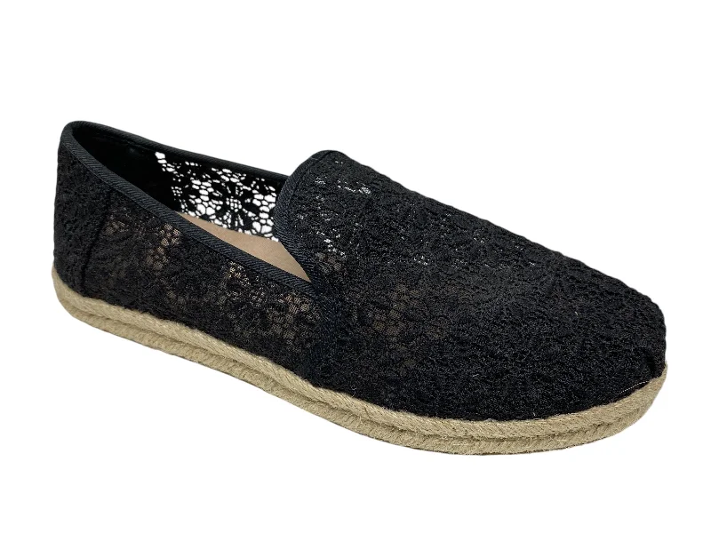 affordable stylish flats-Shoes Flats By Toms In Black, Size: 8