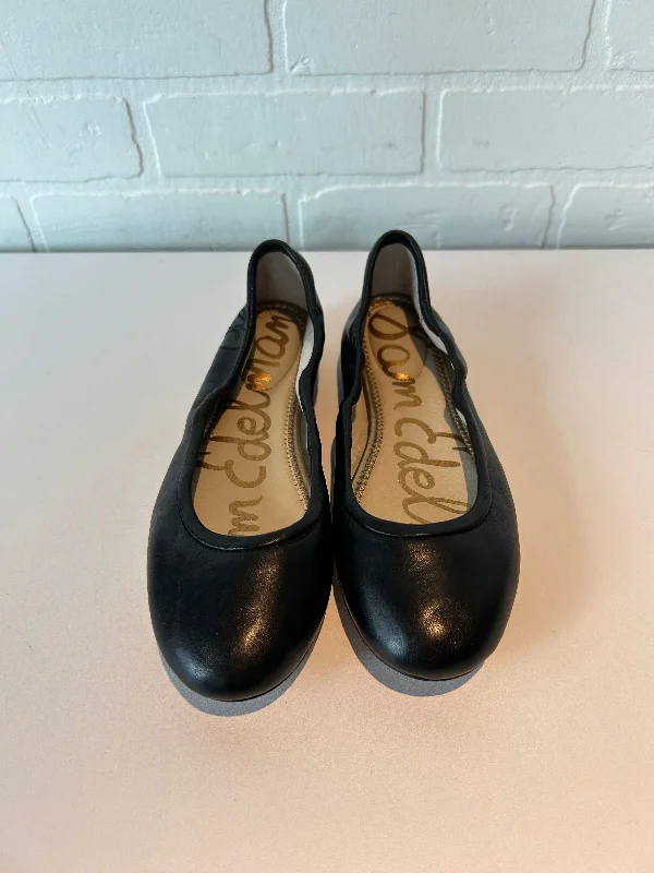 chic flats with high-quality material-Shoes Flats By Sam Edelman In Black, Size: 7.5