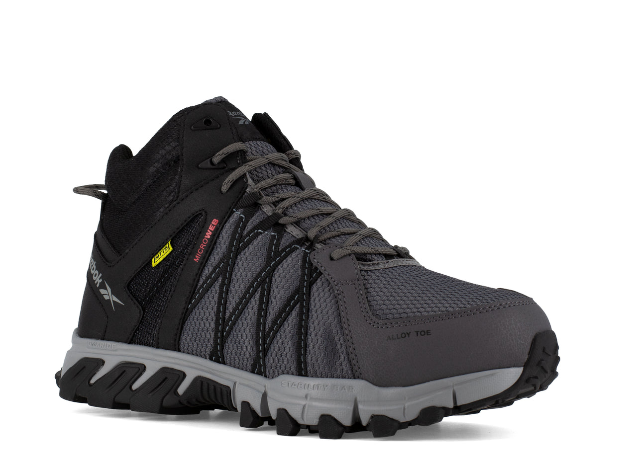 Stylish leather boots for women-Reebok Trailgrip Met Work Boot Grey Women's