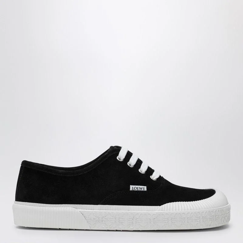 Athletic shoes with lightweight linings -LOEWE Terra Vulca Suede Low Top Trainer