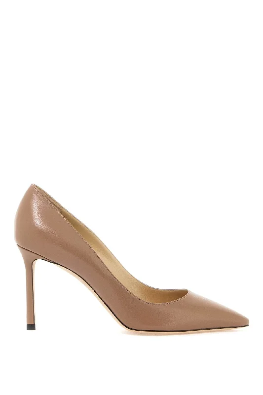 High heels with indoor night walks -high heels with square toe-Jimmy Choo Romy 85 Pumps