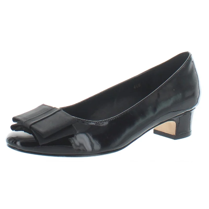 High heels for casual night strolls -high heels with unique design-VANELi Womens Austine Padded Insole Bow Pumps