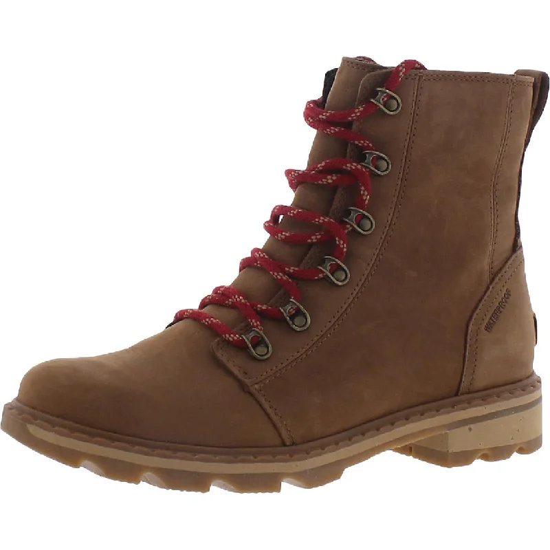 Waterproof boots for snowy hikes-Sorel Womens Lennox Leather Ankle Lace-Up Boot