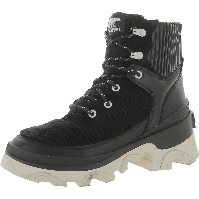 Fashionable boots for snowy days-Sorel Womens Leather All Weather Shearling Boots