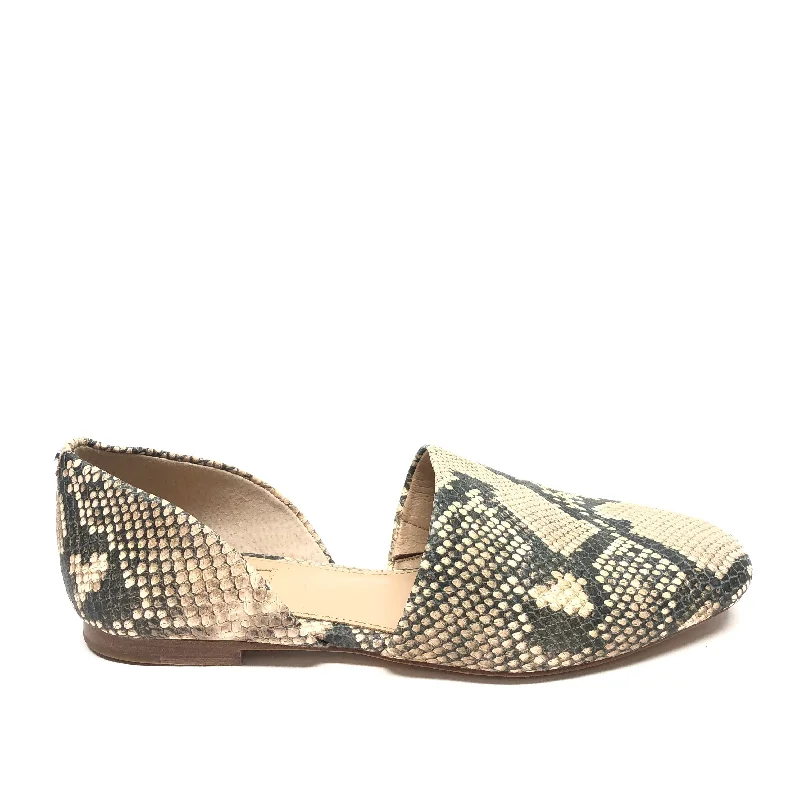 trendy flats with stylish patterns-Shoes Flats By Antonio Melani In Snakeskin Print, Size: 7.5