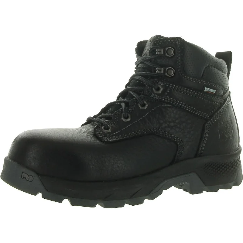 Fashionable boots for snowy hikes-Timberland Womens TITAN Leather Lace up Combat & Lace-Up Boots