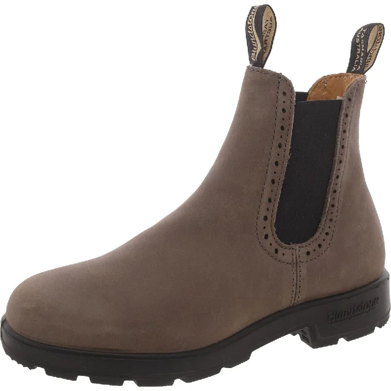 Waterproof hiking boots for rain-Blundstone Womens Leather High Top Chelsea Boots