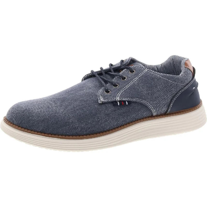 Athletic shoes with modern textures -Akademiks Womens Dayton 02 Denim Lace-Up Casual And Fashion Sneakers