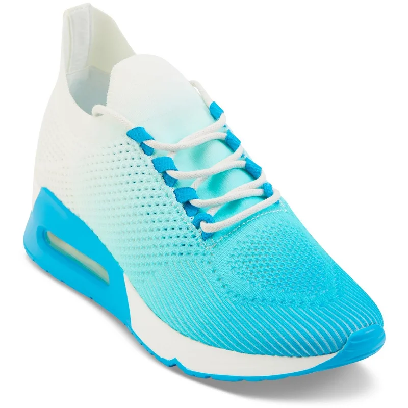 Athletic shoes with stable platforms -DKNY Womens Ashly Knit Ombre Casual and Fashion Sneakers