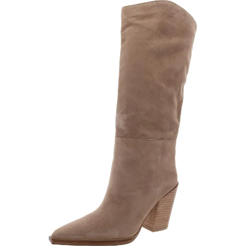 Best boots for foot fatigue-Steve Madden Womens Bronty Suede Pull On Knee-High Boots