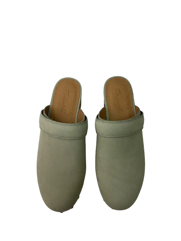 outdoor flats for women-Shoes Flats Mule & Slide By Madewell In Sage, Size: 7