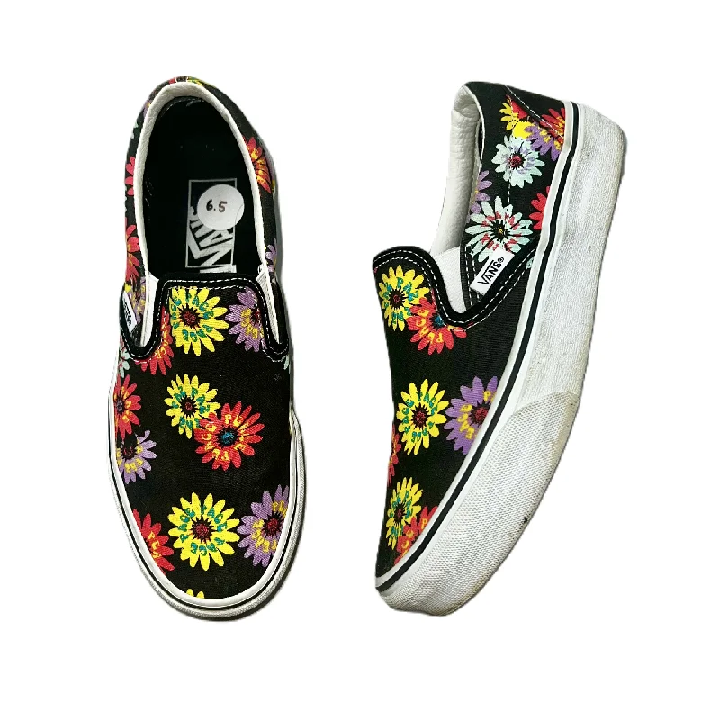 trendy flats for any occasion-Shoes Flats By Vans In Floral Print, Size: 6.5